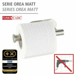 Wenko Turbo-Loc® Edelstahl Toilettenpapierhalter Orea Matt -Günstiges Wenko Geschäft unnamed file 10013