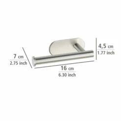 Wenko Turbo-Loc® Edelstahl Toilettenpapierhalter Orea Matt -Günstiges Wenko Geschäft unnamed file 10015