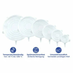 Wenko Silikon Abdeckhauben Stretch 6-teiliges Set -Günstiges Wenko Geschäft unnamed file 10029