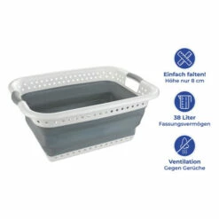 Wenko Wäschekorb Faltbar Weiß-grau 14 Wenko Wäschekorb Faltbar Weiß-grau -Günstiges Wenko Geschäft unnamed file 1008