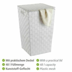 Wenko Wäschetruhe Adria Square Weiß -Günstiges Wenko Geschäft unnamed file 10139