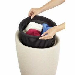 Wenko Hocker Candy Green Leinenoptik -Günstiges Wenko Geschäft unnamed file 10204