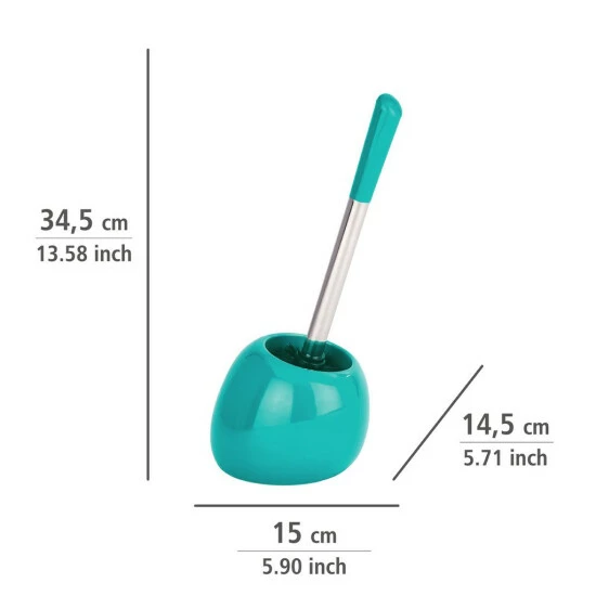 Wenko WC-Garnitur Polaris Petrol 6 Wenko WC-Garnitur Polaris Petrol – Bild 4