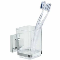 Wenko Vacuum-Loc® Zahnputzbecher Quadro Edelstahl -Günstiges Wenko Geschäft unnamed file 10257