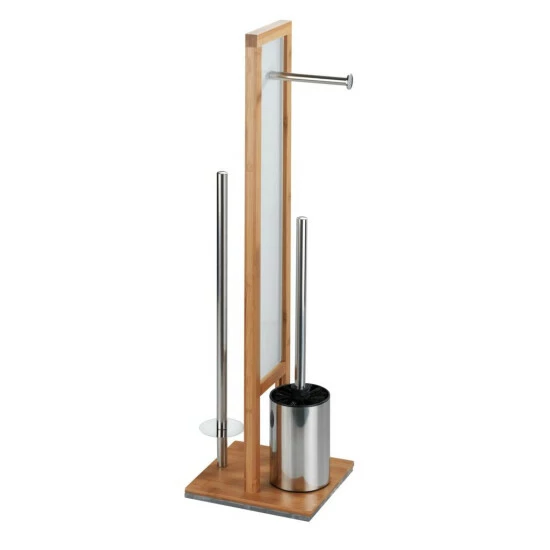 Wenko Stand WC-Garnitur Rivalta Bambus 3 Wenko Stand WC-Garnitur Rivalta Bambus