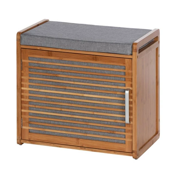 Wenko Schuhschrank Aus Bambus Mit Sitzpolster Bahari 3 Wenko Schuhschrank Aus Bambus Mit Sitzpolster Bahari