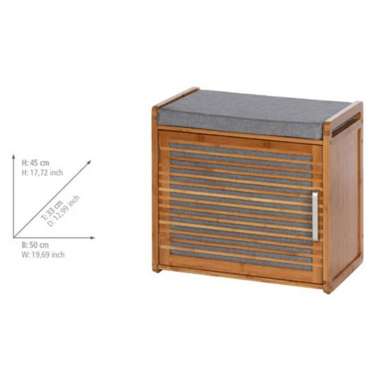 Wenko Schuhschrank Aus Bambus Mit Sitzpolster Bahari 12 Wenko Schuhschrank Aus Bambus Mit Sitzpolster Bahari – Bild 10