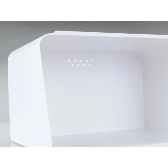 Wenko Brotkasten Mit Bambusbrett, Weiß 8 Wenko Brotkasten Mit Bambusbrett, Weiß – Bild 6