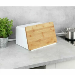 Wenko Brotkasten Mit Bambusbrett, Weiß 24 Wenko Brotkasten Mit Bambusbrett, Weiß -Günstiges Wenko Geschäft unnamed file 10428