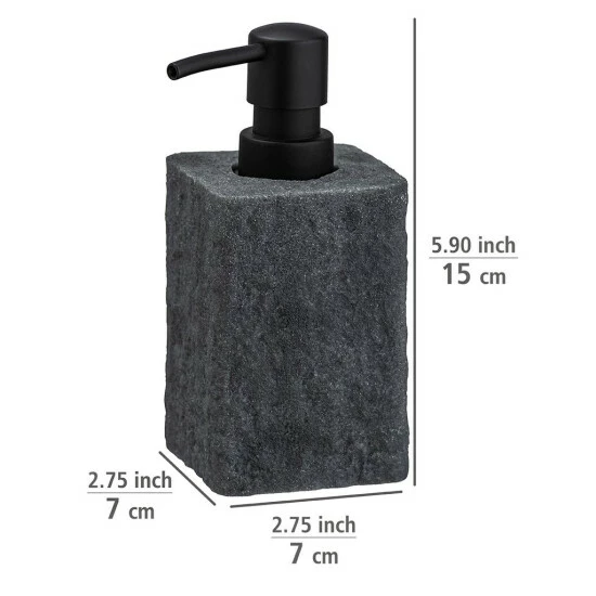 Wenko Seifenspender Villata Grau 6 Wenko Seifenspender Villata Grau – Bild 4