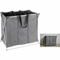 Wenko Wäschesammler Trio Grau Meliert 25 Wenko Wäschesammler Trio Grau Meliert -Günstiges Wenko Geschäft unnamed file 10606