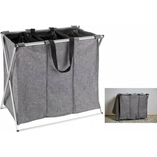 Wenko Wäschesammler Trio Grau Meliert 14 Wenko Wäschesammler Trio Grau Meliert – Bild 12