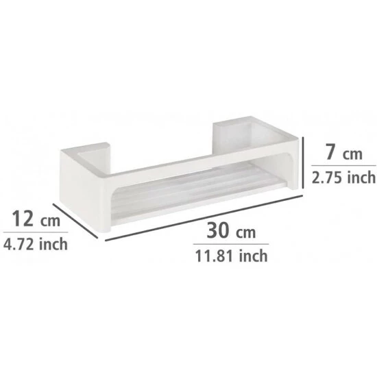 Wenko Power-Loc® Wandablage Bralia Weiß 16 Wenko Power-Loc® Wandablage Bralia Weiß – Bild 14