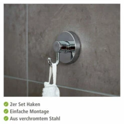 Wenko Vacuum-Loc® Haken-Set Rund 2er Set -Günstiges Wenko Geschäft unnamed file 10650