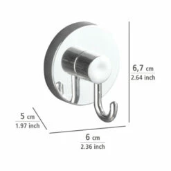 Wenko Vacuum-Loc® Haken-Set Rund 2er Set -Günstiges Wenko Geschäft unnamed file 10655