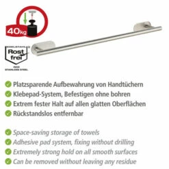 Wenko Turbo-Loc® Edelstahl Badetuchstange Uno Orea Matt 21 Wenko Turbo-Loc® Edelstahl Badetuchstange Uno Orea Matt -Günstiges Wenko Geschäft unnamed file 10669