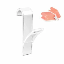 WENKO 6er Set Rundheizkörper-Haken, Flexibel Einhängbare Handtuchhaken, Für Alle Standard-Heizungen, Kunststoff, Transparent, Je 2,5 X 10,5 X 7 Cm | Inkl. 2er Set Reinigungsschwämme Gratis -Günstiges Wenko Geschäft unnamed file 10719