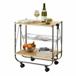 Wenko Servierwagen Dinett Deluxe Ahorn -Günstiges Wenko Geschäft unnamed file 10777