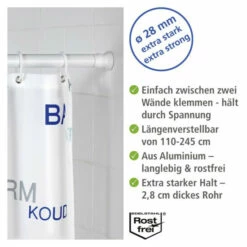 Wenko Teleskop Duschstange Extra Stark Weiß 110 - 245 Cm 25 Wenko Teleskop Duschstange Extra Stark Weiß 110 - 245 Cm -Günstiges Wenko Geschäft unnamed file 10790