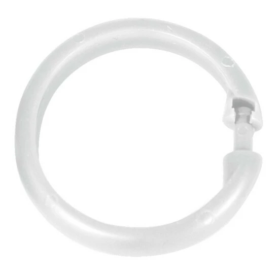 Wenko Duschvorhangringe Groß Weiß 12er Set 3 Wenko Duschvorhangringe Groß Weiß 12er Set