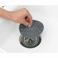 Wenko Abfluss-Sieb Silikon Grau -Günstiges Wenko Geschäft unnamed file 1084