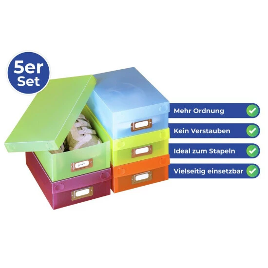 Wenko Multi-Boxen 5er Set 11 Wenko Multi-Boxen 5er Set – Bild 9