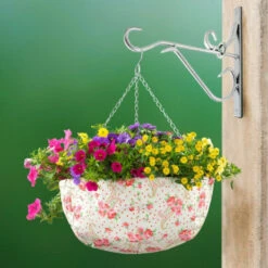 WENKO Blumenampel - ROSENDEKOR - Hängeampel - Pflanzenampel - Hängeschale -Günstiges Wenko Geschäft unnamed file 10855