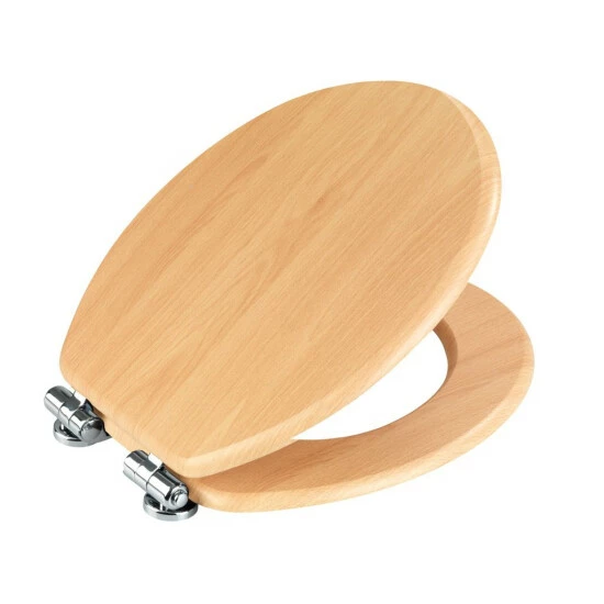Wenko WC-Sitz Buche Natur 4 Wenko WC-Sitz Buche Natur – Bild 2