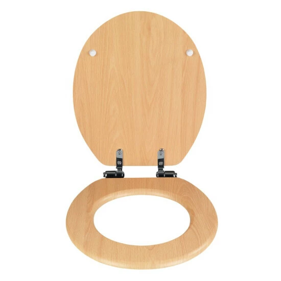 Wenko WC-Sitz Buche Natur 5 Wenko WC-Sitz Buche Natur – Bild 3