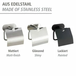 Wenko Turbo-Loc® Edelstahl Toilettenpapierhalter Mit Deckel Orea Matt 22 Wenko Turbo-Loc® Edelstahl Toilettenpapierhalter Mit Deckel Orea Matt -Günstiges Wenko Geschäft unnamed file 11003