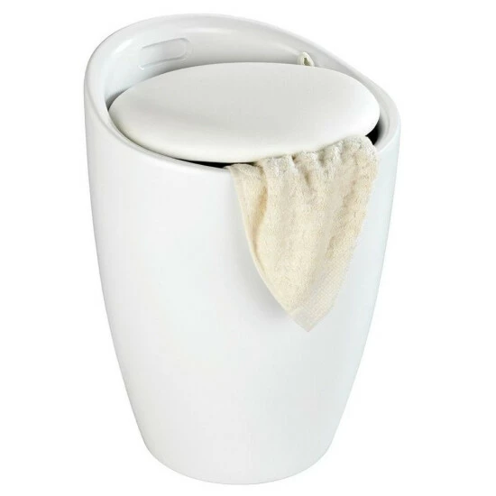 Wenko Hocker Candy Black Matt, Mit Wäschesack 12 Wenko Hocker Candy Black Matt, Mit Wäschesack – Bild 10