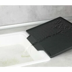 Wenko Abtropfmatte Nelia Mit Abtropfgestell Schwarz -Günstiges Wenko Geschäft unnamed file 11073