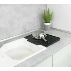 Wenko Abtropfmatte Nelia Mit Abtropfgestell Schwarz -Günstiges Wenko Geschäft unnamed file 11078