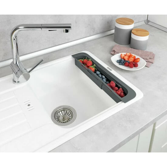 Wenko Spülorganizer Fino Grau 5 Wenko Spülorganizer Fino Grau – Bild 3