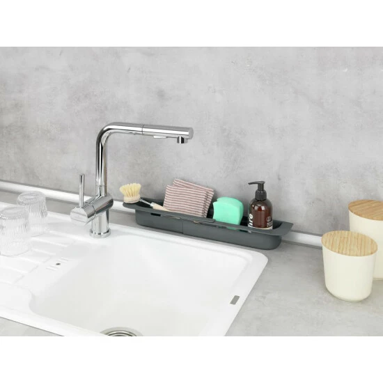 Wenko Spülorganizer Fino Grau 7 Wenko Spülorganizer Fino Grau – Bild 5