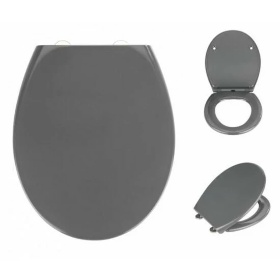 Wenko Premium WC-Sitz Samos Grau 11 Wenko Premium WC-Sitz Samos Grau – Bild 9