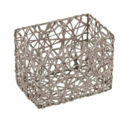 Wenko Aufbewahrungskorb Curly Taupe