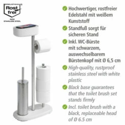 Wenko Stand WC-Garnitur Mit Box Rivazza Weiß -Günstiges Wenko Geschäft unnamed file 1121