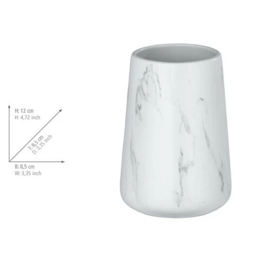 Wenko Zahnputzbecher Adrada Keramik 4 Wenko Zahnputzbecher Adrada Keramik – Bild 2