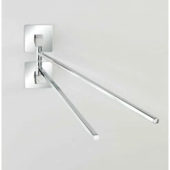 Wenko Turbo-Loc® Edelstahl Handtuchhalter 2 Arme Quadro -Günstiges Wenko Geschäft unnamed file 11330