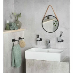 Wenko Turbo-Loc® Edelstahl Wandhaken Duo Orea Black Matt -Günstiges Wenko Geschäft unnamed file 11371