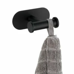 Wenko Turbo-Loc® Edelstahl Wandhaken Duo Orea Black Matt -Günstiges Wenko Geschäft unnamed file 11375