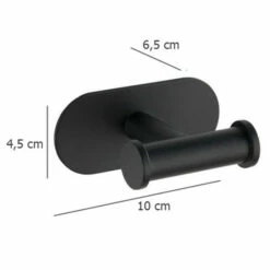 Wenko Turbo-Loc® Edelstahl Wandhaken Duo Orea Black Matt -Günstiges Wenko Geschäft unnamed file 11382