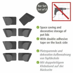 Wenko Topfdeckel-Halter, 8-tlg. -Günstiges Wenko Geschäft unnamed file 11442