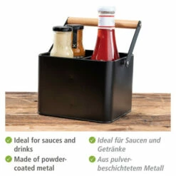 Wenko Utensilienkorb Baco Schwarz -Günstiges Wenko Geschäft unnamed file 11471