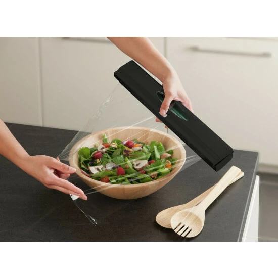 Wenko Folienspender Perfect Cutter Schwarz 4 Wenko Folienspender Perfect Cutter Schwarz – Bild 2