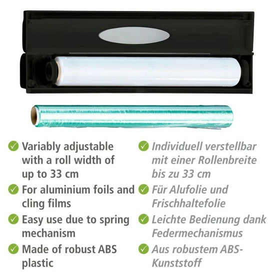 Wenko Folienspender Perfect Cutter Schwarz 11 Wenko Folienspender Perfect Cutter Schwarz – Bild 9