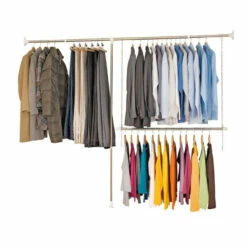 Wenko Teleskop-Garderoben-Set Edelstahl 3-teilig -Günstiges Wenko Geschäft unnamed file 11509