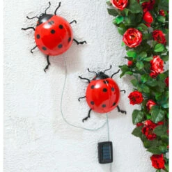 Wenko Solar-Marienkäfer Mit LED Beleuchtung, 2er Set