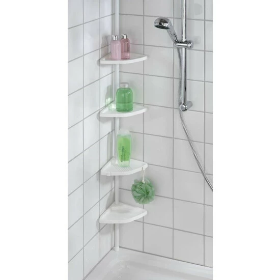 Wenko Teleskop Duschecke Easy Weiß 8 Wenko Teleskop Duschecke Easy Weiß – Bild 6